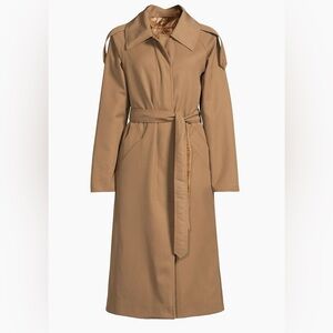 Herno Reversible Trench Coat in Estethia and Nylon Ultralight in Camel Relax Fit